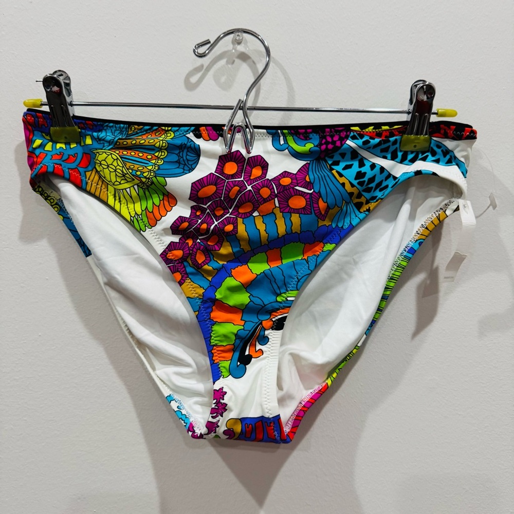 TRINA TURK Multi-color Print Swim Bottoms Size 10 - Picture 2 of 10
